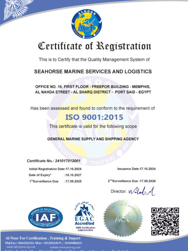 SEAHORSE MARINE SERVICES AND LOGISTICS 9